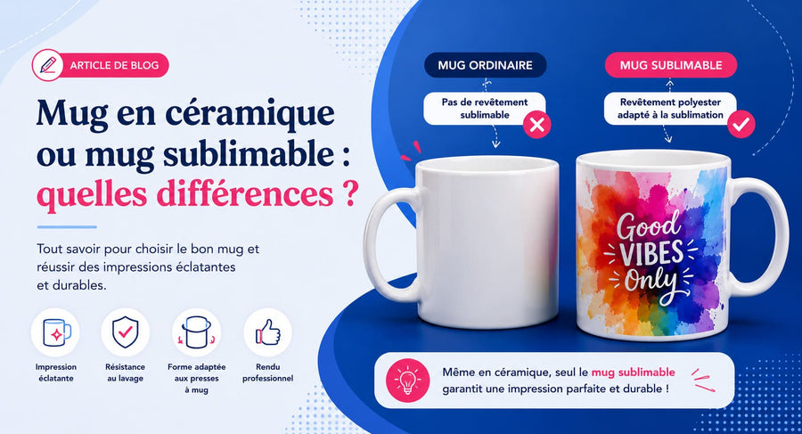 Caneca sublimável ou caneca clássica: quais as diferenças?