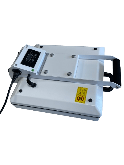 Nueva prensa de sublimación portátil de 38 x 38 cm: ideal para eventos