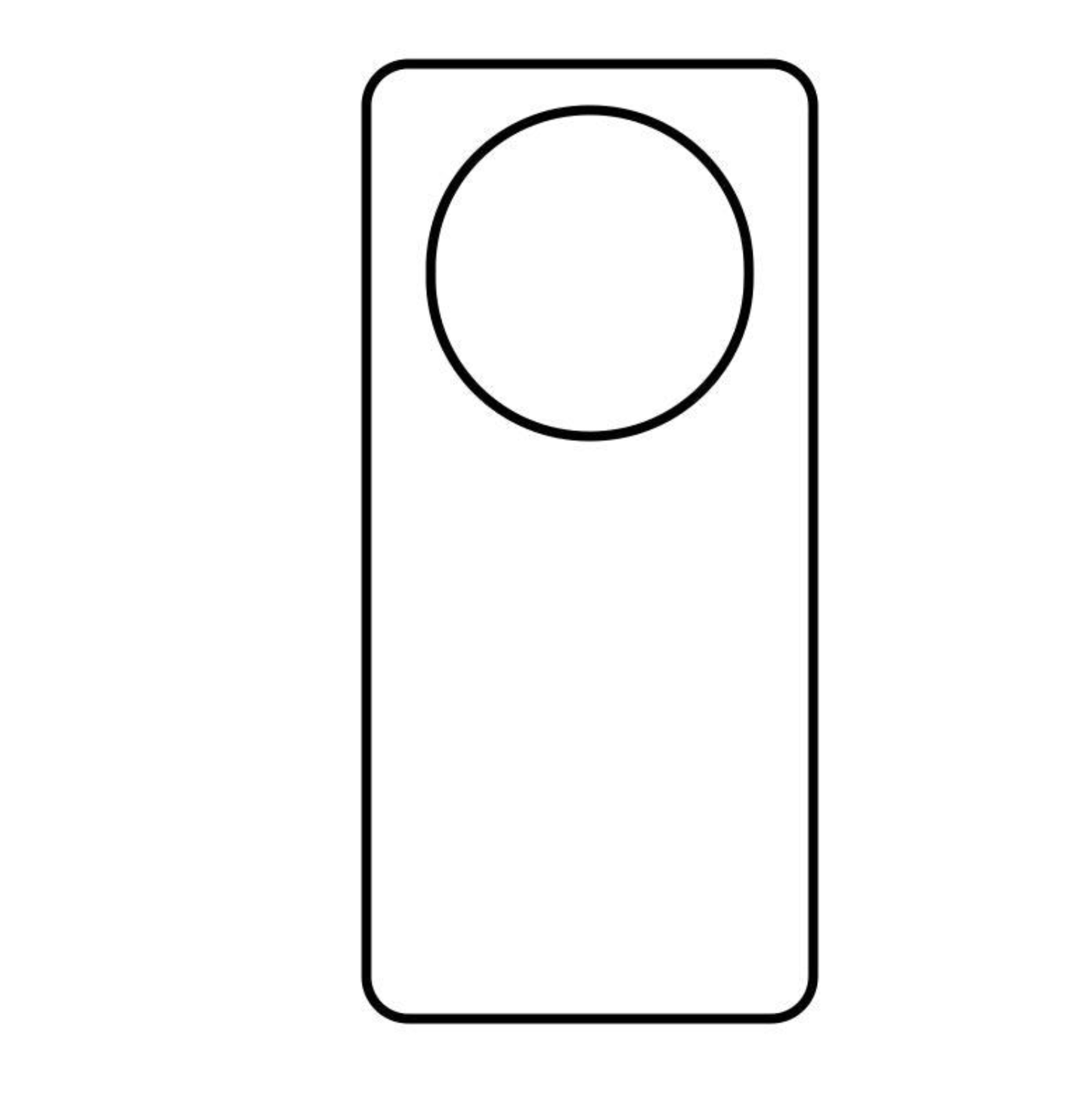 Custodia per sublimazione Oppo Reno - Bordo nero