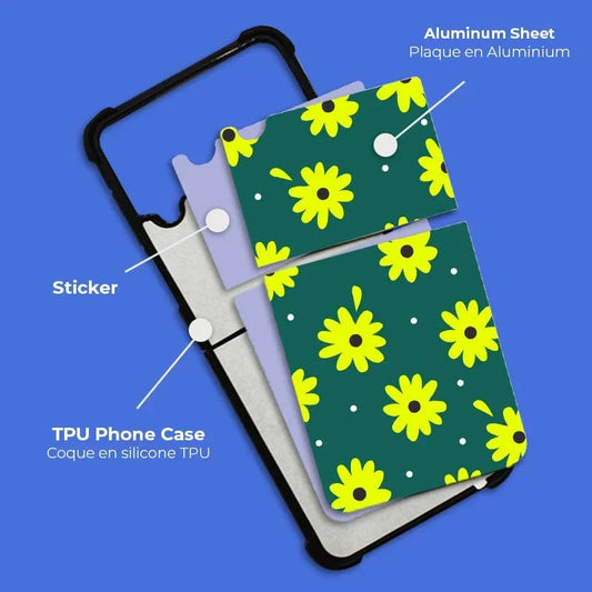 Sublimasjonsdeksel Samsung Galaxy Foldbare - Svart Ramme