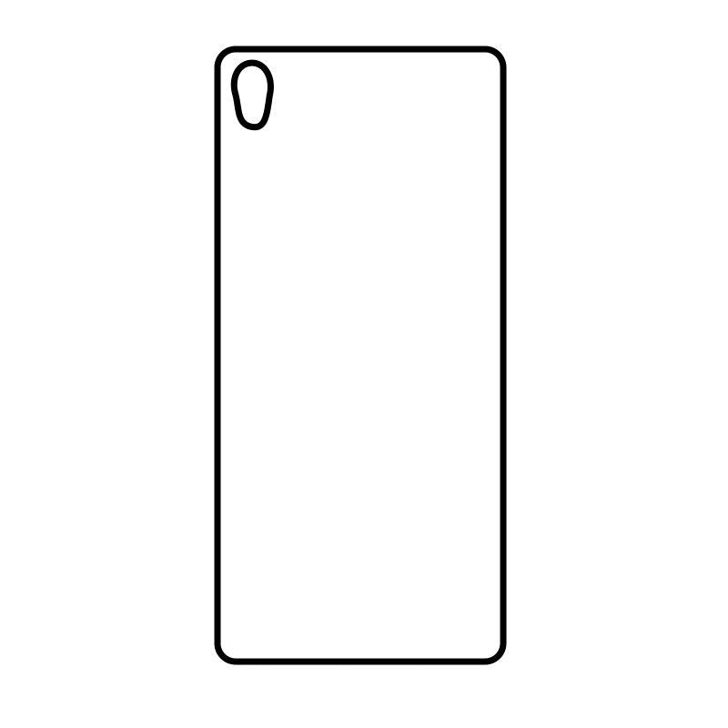 Coque sublimation 2D TPU pour Sony XPeria XA2, XA1, XA. La plaque arrière en aluminium dédiée à la sublimation permet la personnalisation de la coque.