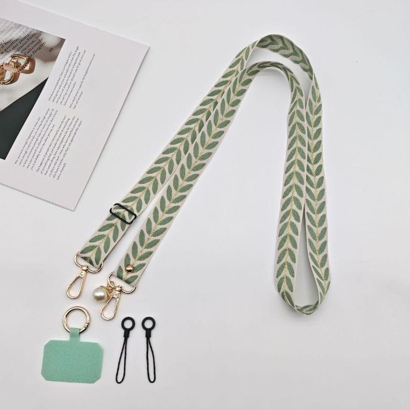 Coque-sublimation.fr Accessoires téléphone Vert clair Bandoulière universelle pour coque de téléphone Bandoulière universelle pour coque de téléphone