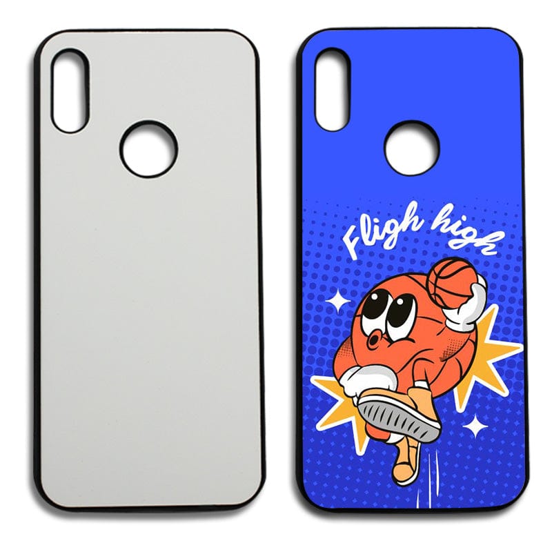 Sublimatie Huawei Y hoesje - Zwarte omtrek