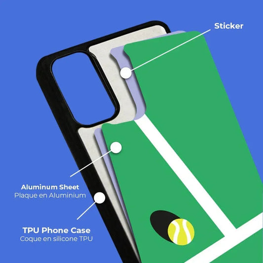 Sublimasjonsdeksel Samsung Galaxy S - Svart kant