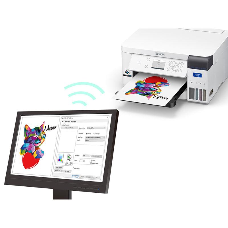 Epson imprimante à sublimation SC-F100 + 1 Jeu d'encre