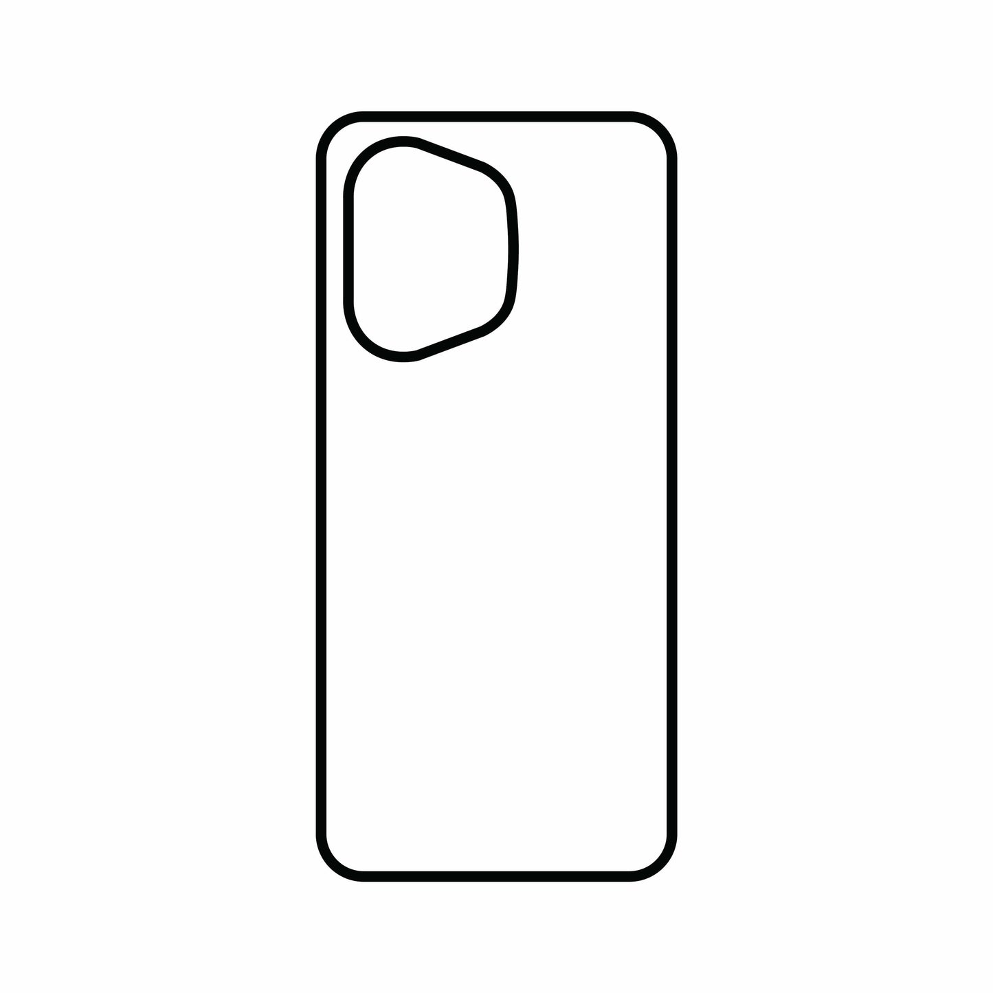 Funda de sublimación de Honor - Contorno Negro