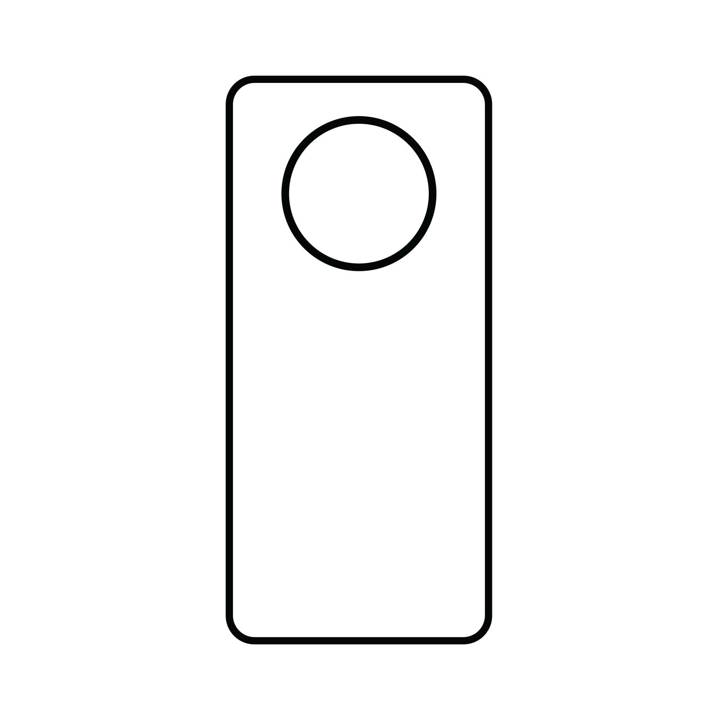 Coque sublimation à contours noirs pour Honor Magic