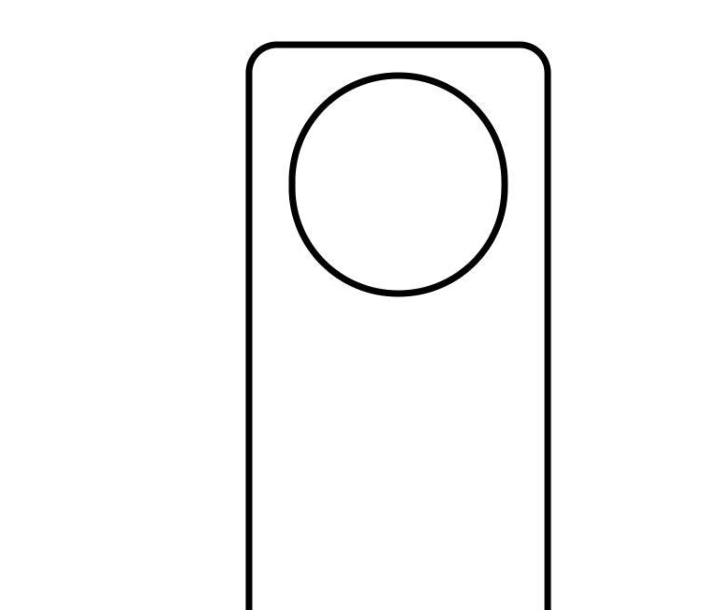 Funda de sublimación Realme - Contorno negro