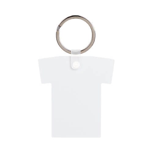 Coque sublimation Porte-Clé T-shirt (3mm d'épaisseur) / Recto Porte-clés en plastique vierge à sublimation Porte-clés en plastique vierge à sublimation