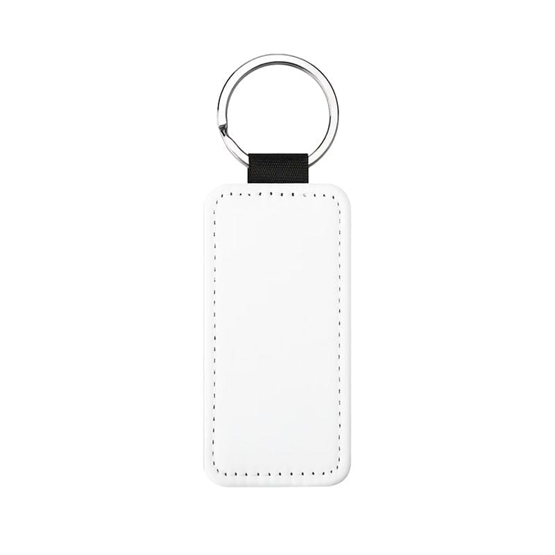 Faux Leather Sublimation Blank Leather Keychain