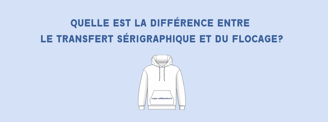quelle différence entre dtf transfert sérigraphique et flocage sur vêtements