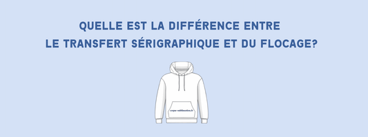 quelle différence entre dtf transfert sérigraphique et flocage sur vêtements