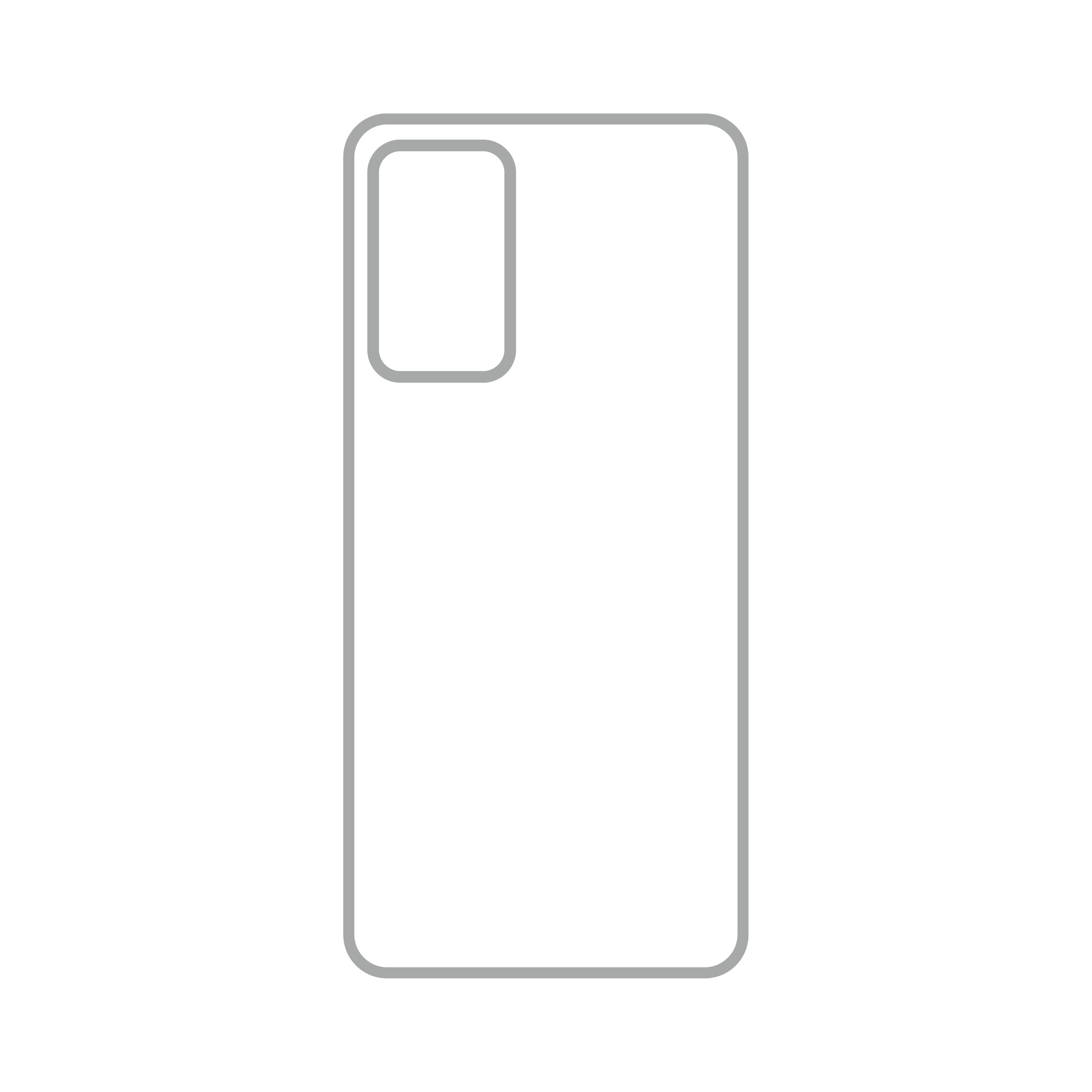 Coque sublimation 2D TPU pour Samsung Galaxy A82 5G. La plaque arrière en aluminium dédiée à la sublimation permet la personnalisation de la coque.