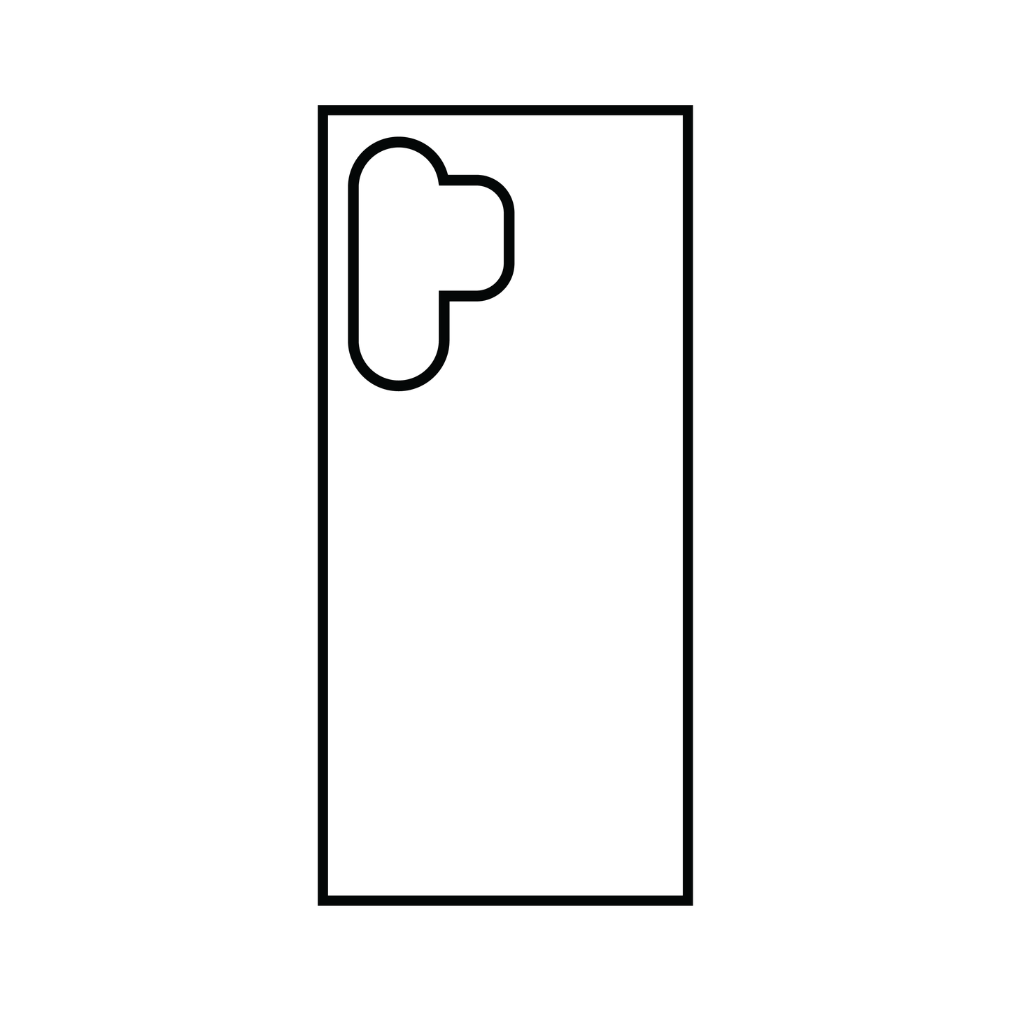 Coque sublimation 2D TPU pour Samsung Galaxy S25 Ultra. La plaque arrière en aluminium dédiée à la sublimation permet la personnalisation de la coque.