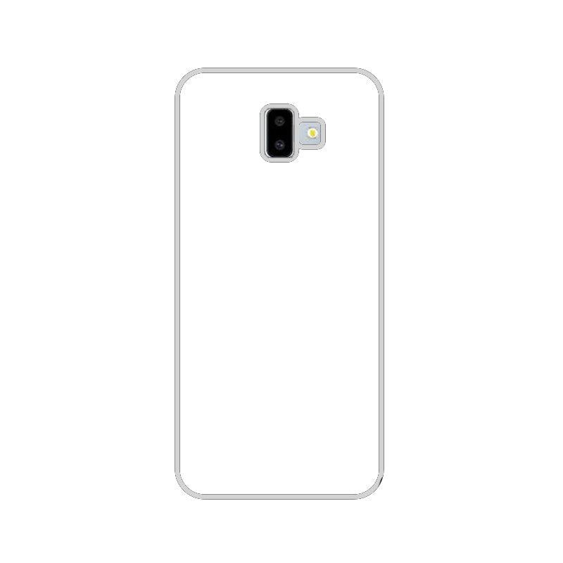 Coque sublimation 2D TPU pour Samsung Galaxy J8, J7, J6 Plus, J6, J5, J4 Prime, J4, J3, J2. La plaque arrière en aluminium dédiée à la sublimation permet la personnalisation de la coque.