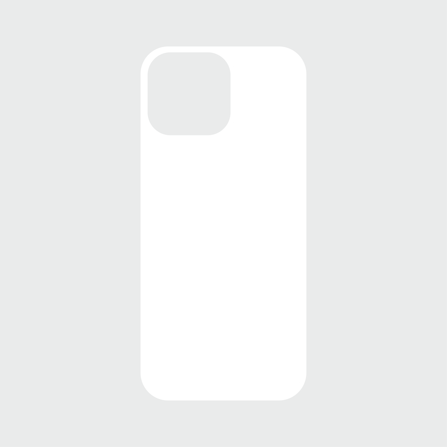 Coque à contours blancs pour iPhone 17