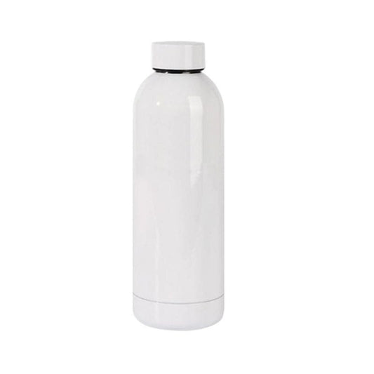 Gourde blanche pour la sublimation avec un bouchon plat
