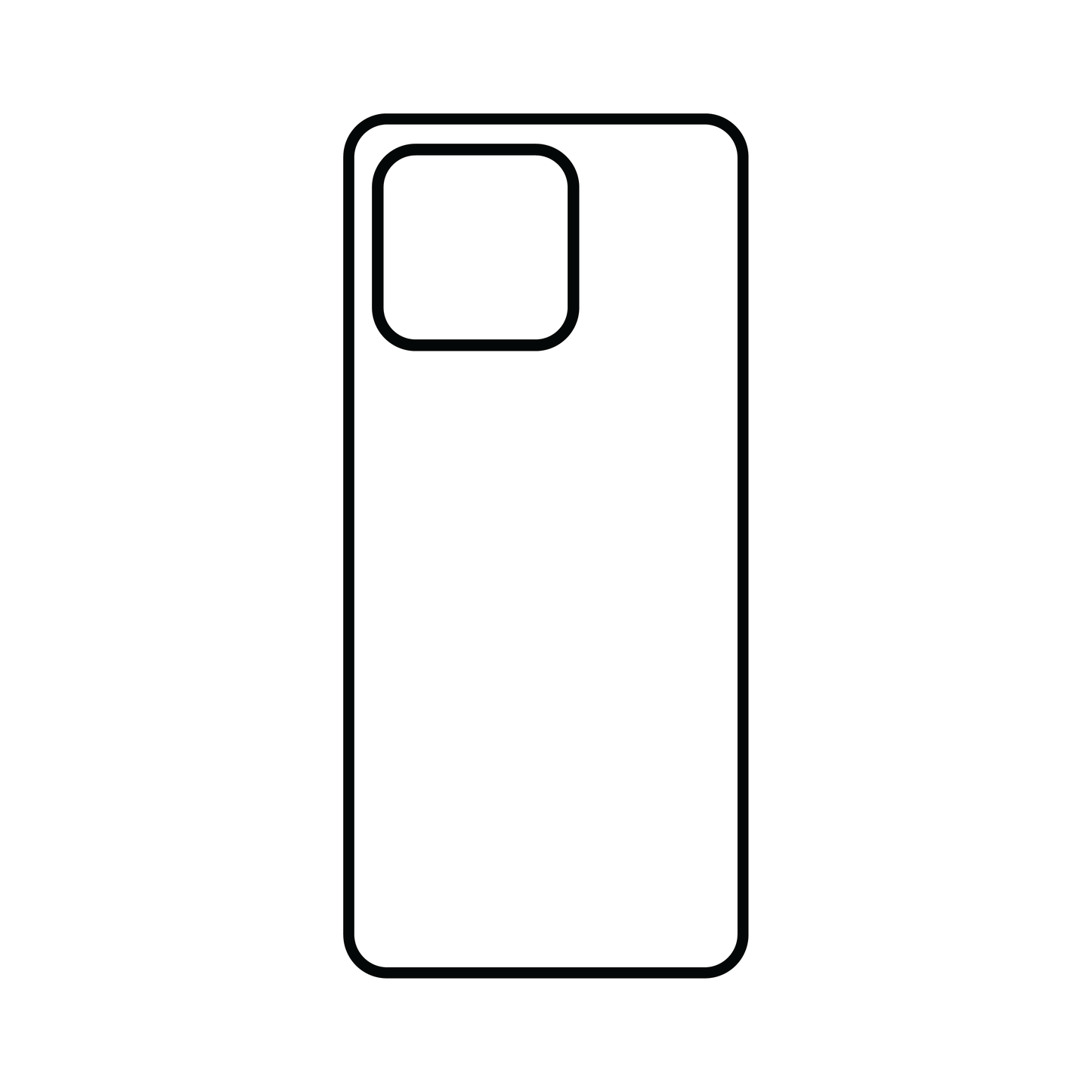 Coque sublimation 2D TPU pour Mi 15. La plaque arrière en aluminium dédiée à la sublimation permet la personnalisation de la coque.