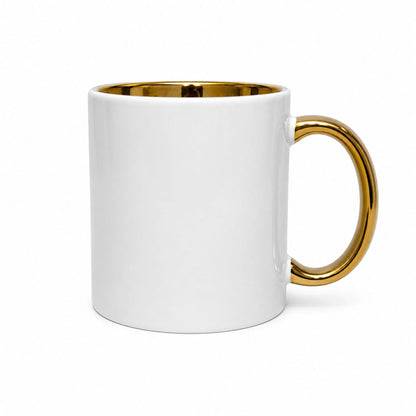 Coque sublimation Mug Doré Mug bicolores en céramique Mug sublimation bicolores avce boîte de transport
