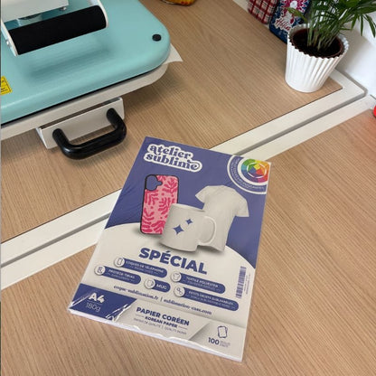 Coque sublimation Papier Papier de sublimation A4 - coque de téléphone - 100 feuilles Papier de sublimation A4 - coque de téléphone - 100 feuilles