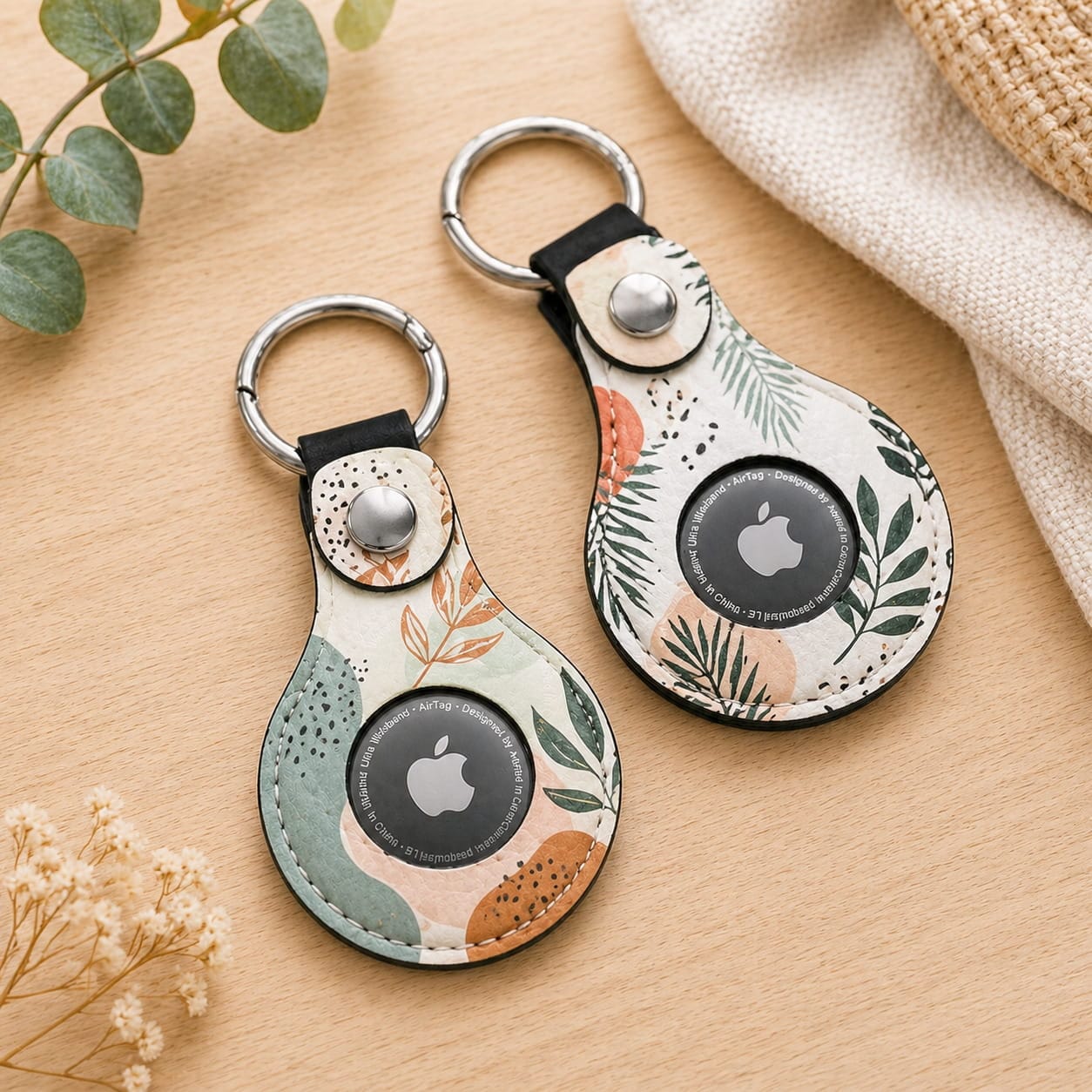 Coque Sublimation Protection Airtags Porte-clés en cuir pour Airtag sublimation Porte-clés en cuir pour Airtag sublimation