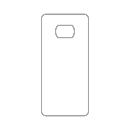 Coque sublimation 2D TPU pour X3. La plaque arrière en aluminium dédiée à la sublimation permet la personnalisation de la coque.