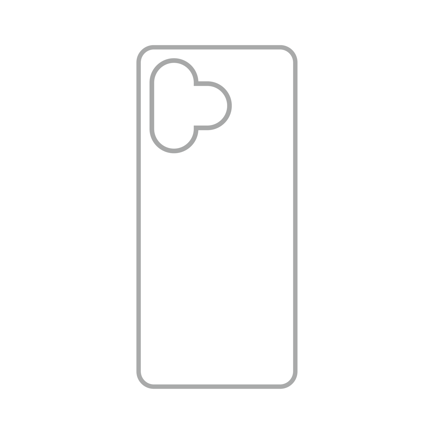 Coque sublimation 2D TPU pour Xiaomi Redmi Note 13. La plaque arrière en aluminium dédiée à la sublimation permet la personnalisation de la coque.