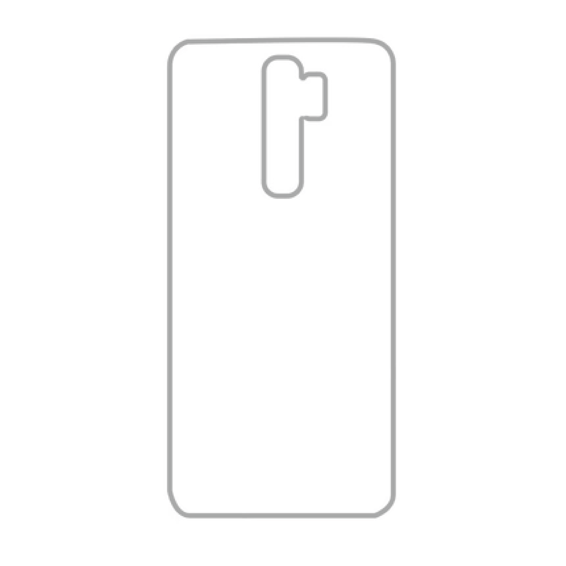 Coque sublimation 2D TPU pour Xiaomi Redmi Note 8 Pro. La plaque arrière en aluminium dédiée à la sublimation permet la personnalisation de la coque.