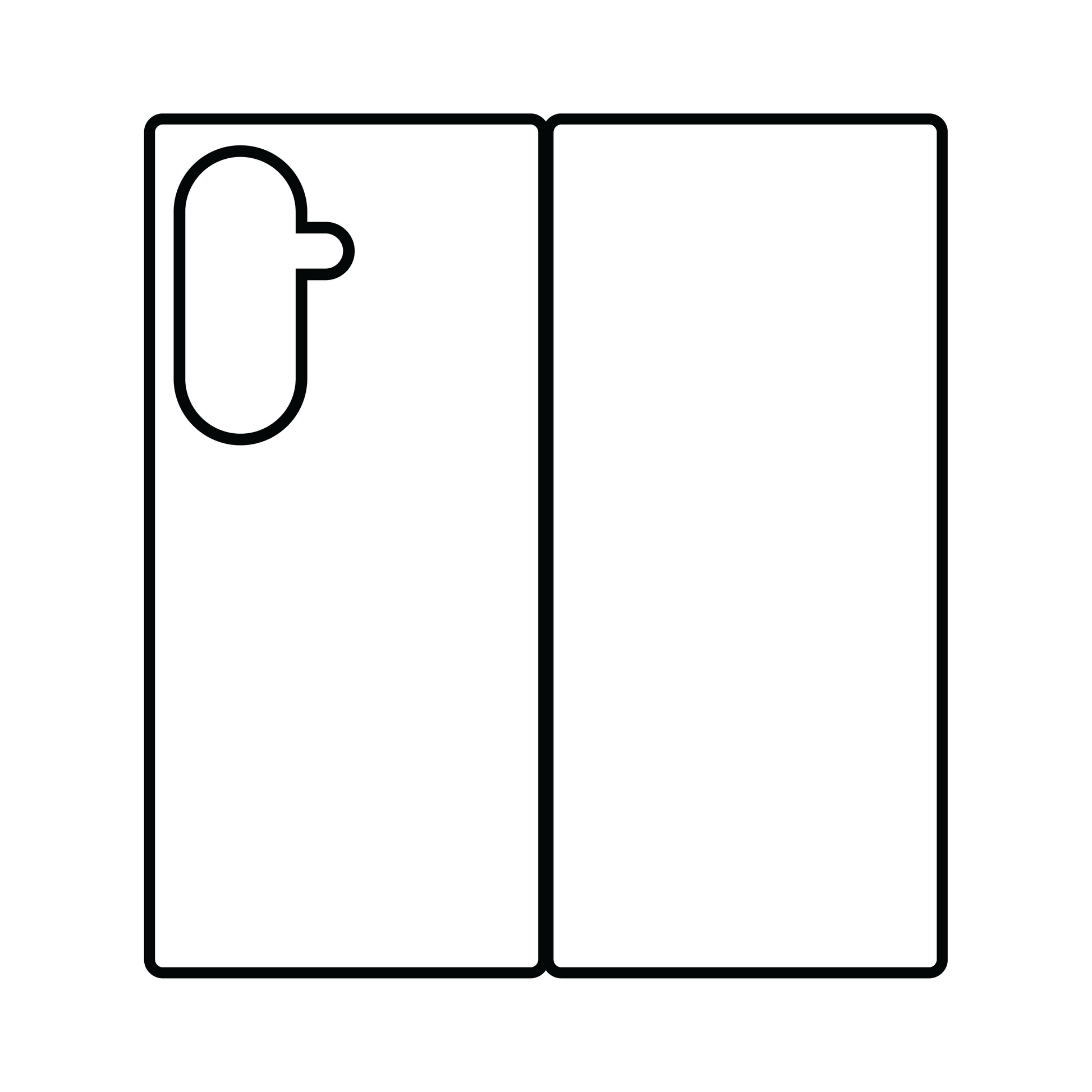 Coque sublimation 2D TPU pour Samsung Galaxy Z Fold 5, 6 et 7. La plaque arrière en aluminium dédiée à la sublimation permet la personnalisation de la coque.